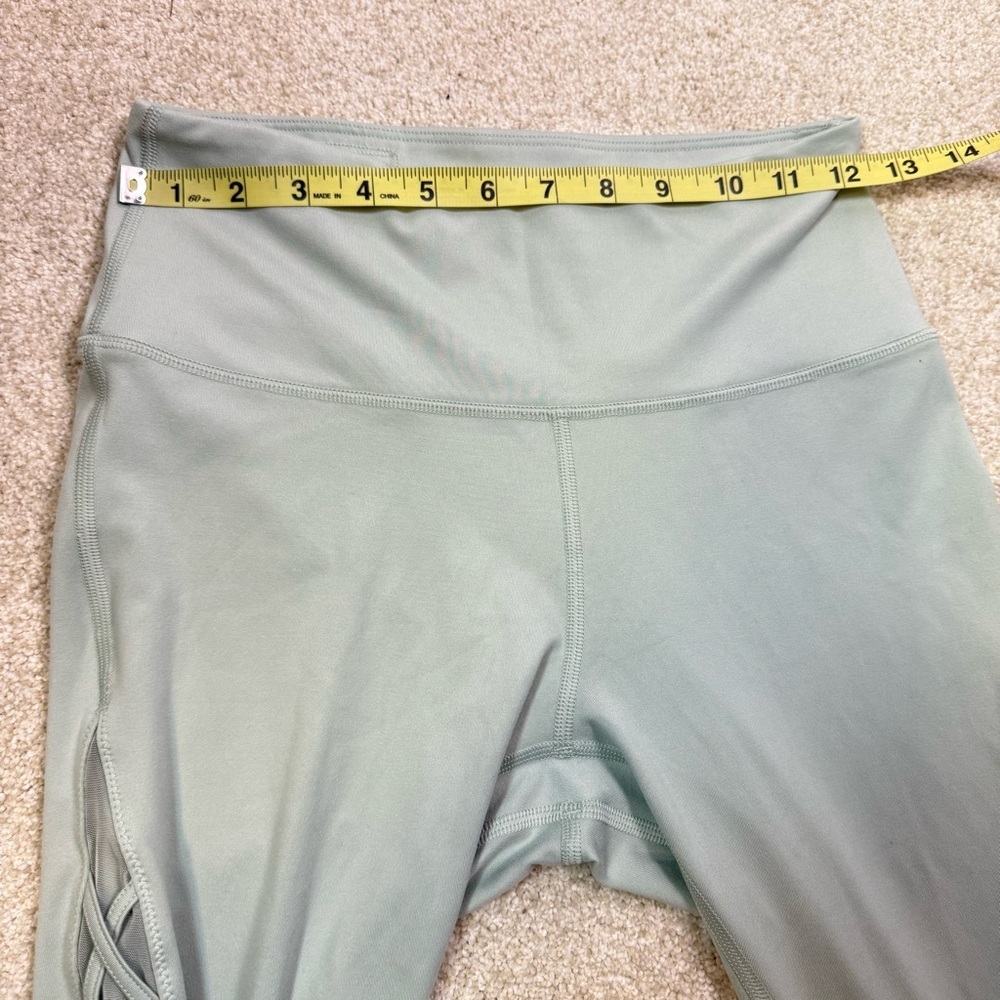 Victoria Secret Women Pastel Activewear Leggings Side Lattice Detail Mesh sz XS - Picture 11 of 14